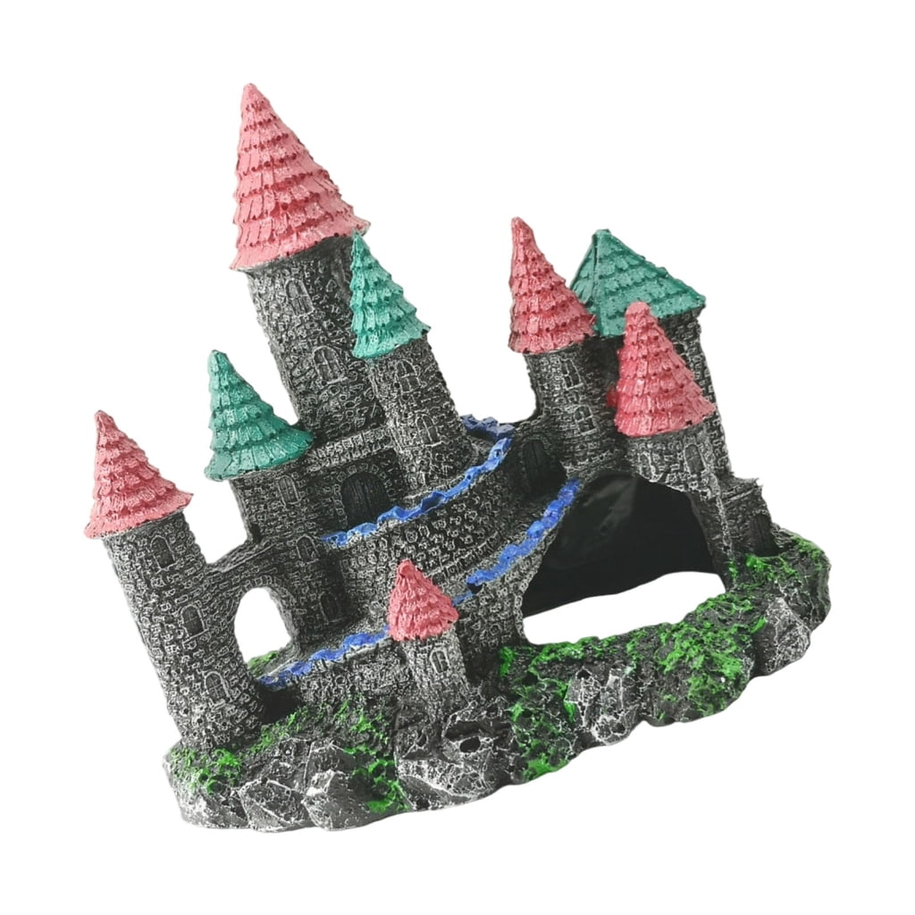 Aquariums Landscape Hideouts Fish Tanks Landscaping for Shrimp Breeding Landscape Ornaments Castles Craft