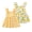 Yellow, variant on 3T Baby Girls Dress 4T Girls 2PCS Sleeveless Dress Toddler Girls Plaid Dress Toddler Girls Summer Floral Dress Pink and Red