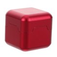 thumbnail image 1 of Raindrops Billiard Chalk Holder in Red Aluminum with Precision Metal Clip for Secure Pool Chalk Storage, 1 of 8
