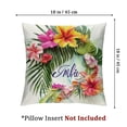 thumbnail image 4 of nygtbtfer Set of 2 Pillow Covers Decorative Cushion Case Palm Leaves Throw Pillow Covers for Couch Sofa Bedroom Outdoor Decoration White, 4 of 7
