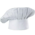 thumbnail image 4 of Unisex Chef Hat, Professional Elastic Adjustable Men Women Cap Kitchen Cooking Baker, White, 4 of 5