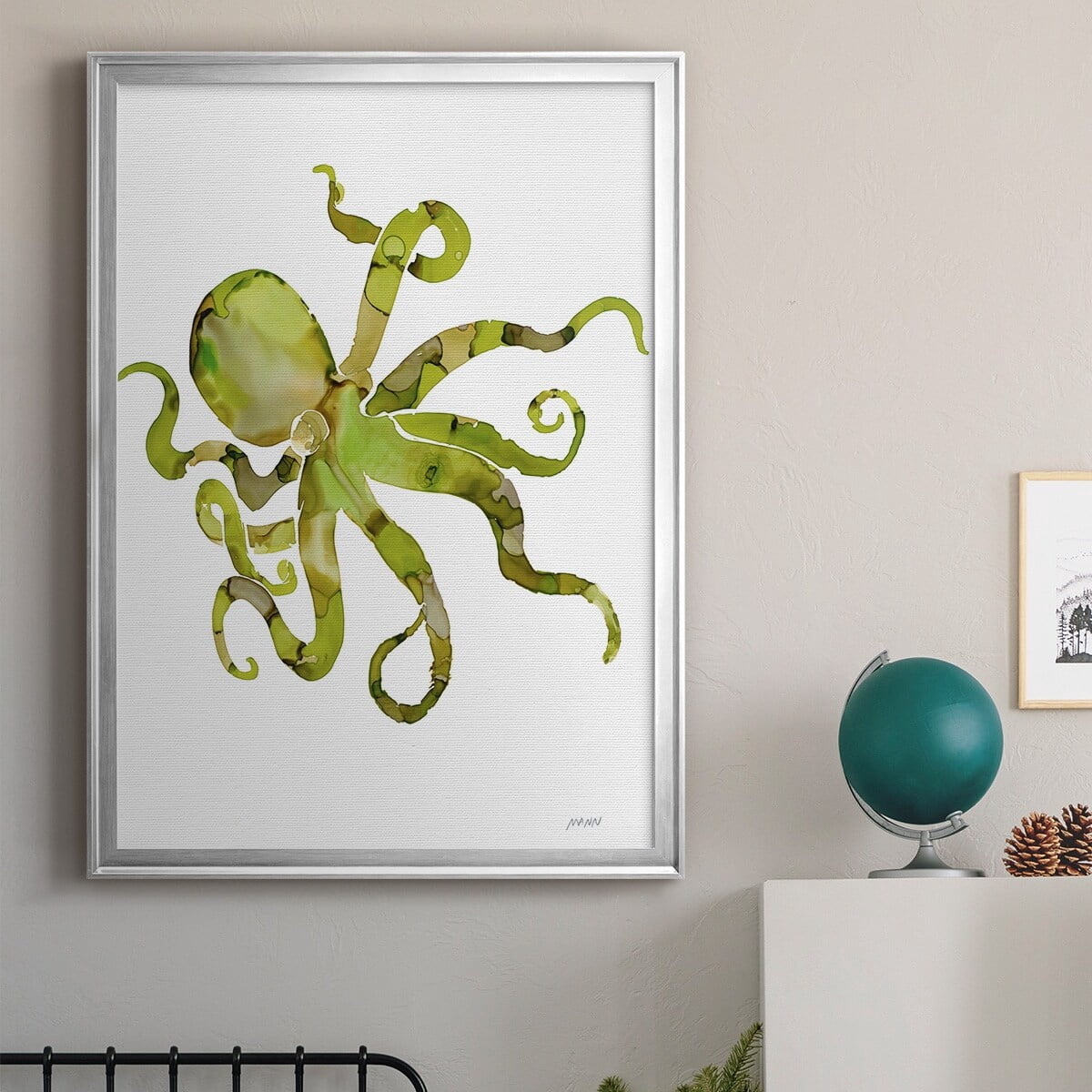 Rain in The City I Premium Framed Print - Ready to Hang