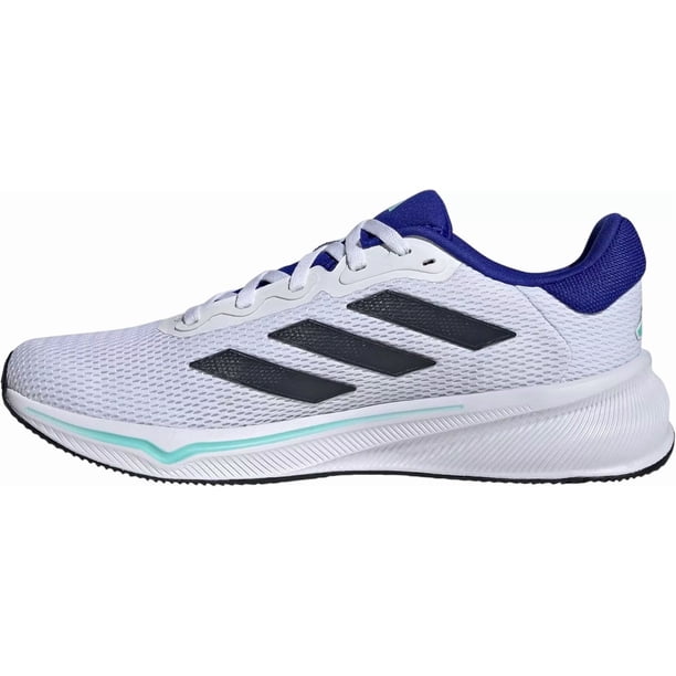 Ad-id-as Men's Response Running Sneaker White/Aurora Ink/Flash Aqua