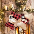 thumbnail image 5 of Famyfamy Christmas Stockings Stocks Candy Bag Festival Supplies Knitted 42cm In Length 26cm In Width Decoration Fish Bone, 5 of 14