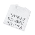 thumbnail image 5 of Very Demure Very Mindful Very Cutesy, Gildan Unisex Softstyle T-Shirt S-3XL, 5 of 5