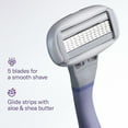 thumbnail image 2 of Flamingo Original Blades - Women's Razor Refill Pack for Comfortable Shaving - Aloe Vera & Shea Butter - Razor Head Replacements with 5 Sharp Blades - 6 Count, 2 of 6
