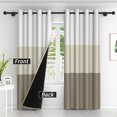 thumbnail image 2 of Lfeey Bedroom Blackout Curtains, Beige, 63 inch Long, 2 panels, 2 of 6