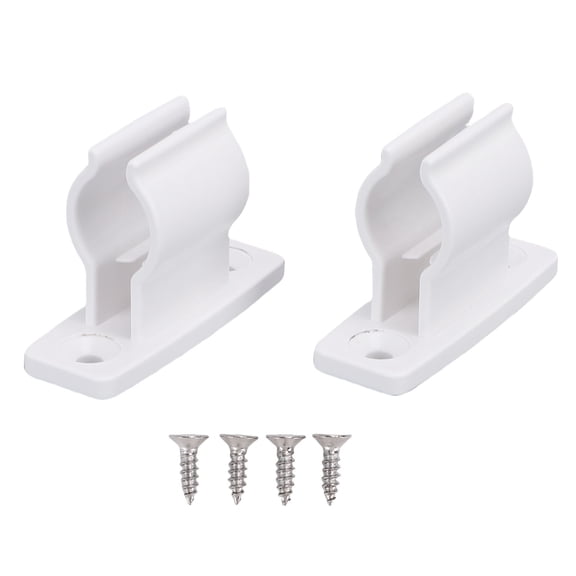 Sorven RV Awning Crank Bracket Holder 2pcs RV Awning Crank Holder Clip Plastic Awning Crank Rod Wall Mount Bracket for RV Camping Trailer Motorhome