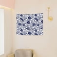 thumbnail image 3 of Kdxio Blue Fish1 Wall Hanging Tapestries Banner For Bedroom College Dorm Home Living Room Party Decor 29X37 In, 3 of 8
