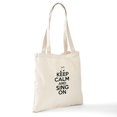 thumbnail image 6 of CafePress - Keep Calm And Sing On Tote Bag - Unisex Canvas Tote Bag, Beige, 1-Piece, 6 of 6