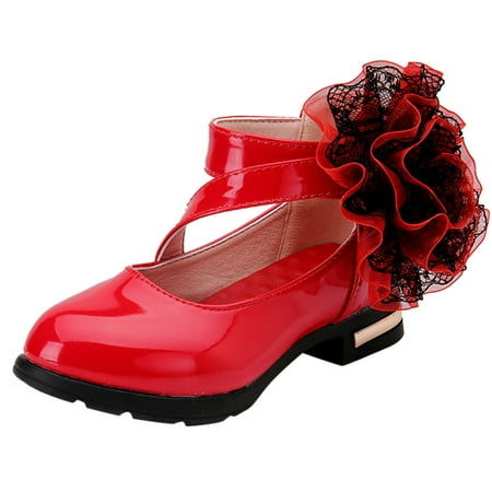 

Baby shoes Toddler Infant Kids Girls Flower Leather Shoes Single Princess Shoes Sandals CHMORA