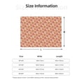 thumbnail image 5 of Honeii Mushroom print throw blanket, crafted from cozy cotton flannel, offers versatile home decor as a bedding suitable for all seasons.-80"x60", 5 of 6