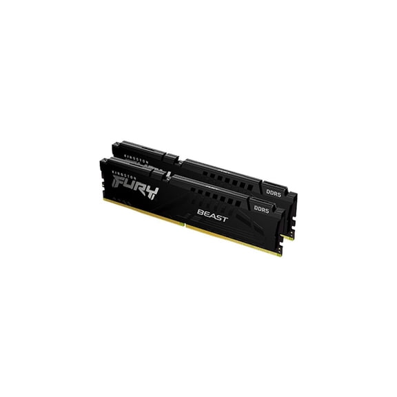 Kingston FURY Beast 32GB (2 x 16GB) 288-Pin DDR5 SDRAM DDR5 4800 (PC5 38400) Desktop Memory Model KF548C38BBK2-32