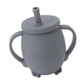 thumbnail image 1 of Silicone Sippy Cup, 230 Ml De Copa De Entrenamiento De La Copa Para Niños Pequeños Con Manijas De Paja Y Tapa Y No Slip Para Niños Pequeños, Tazas De Paja De Silicona A Prueba, 1 of 7