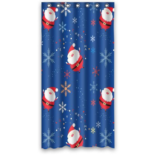 Mohome Eve Santa Sleigh, Antifungal Shower Curtain