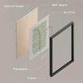 thumbnail image 4 of PixonSign Framed Canvas Print Wall Art Set - Matisse Bird & Wild Plant & Humanities Pattern - Set of 6 Abstract Geometric Modern Poster Cultural Art Wall Décor - 12"x16"x6 Black, 4 of 5