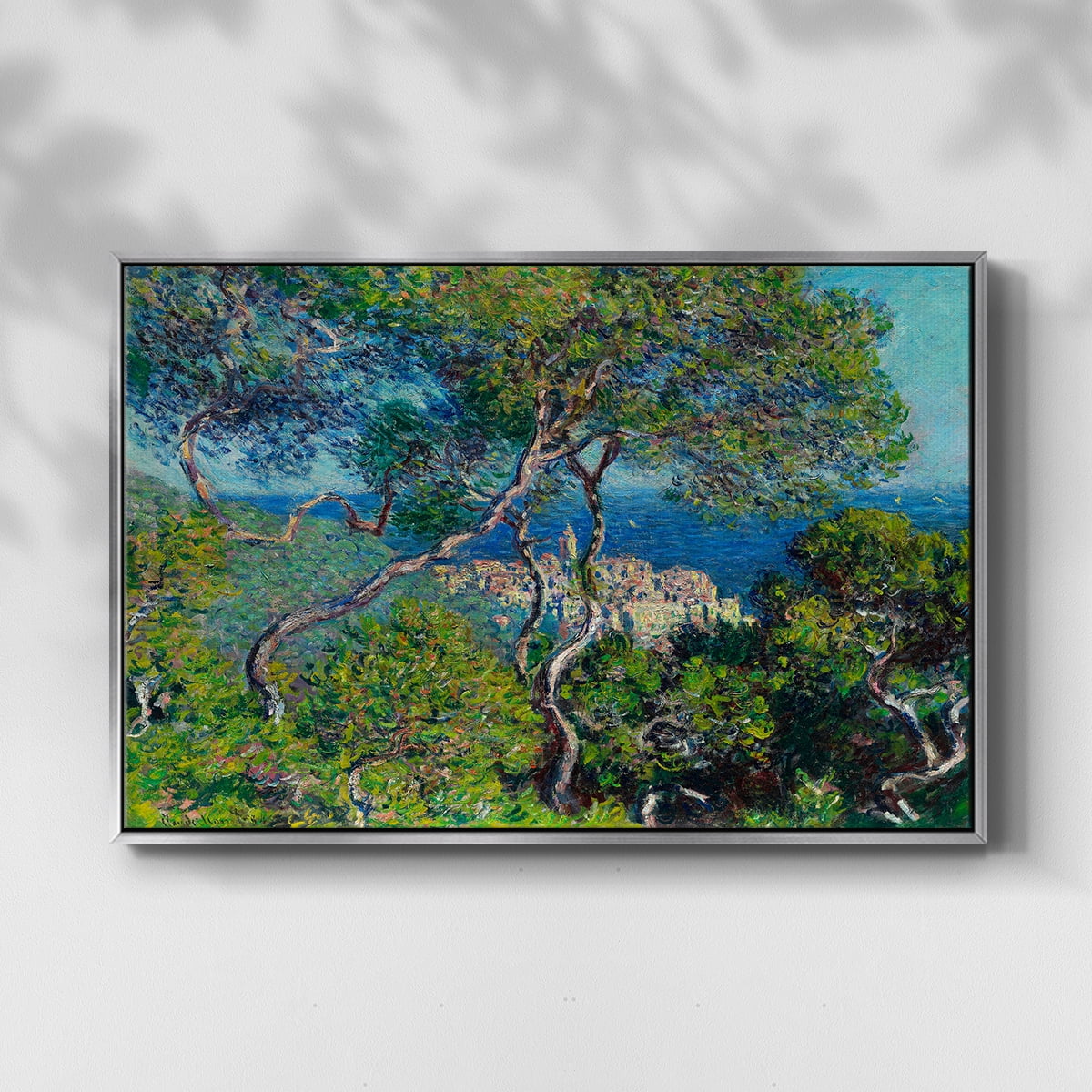 Vintage Landscape-CV By Wexford Home Framed in Silver Wood Gallery Wrapped Canvas 17 in. x 25 in.