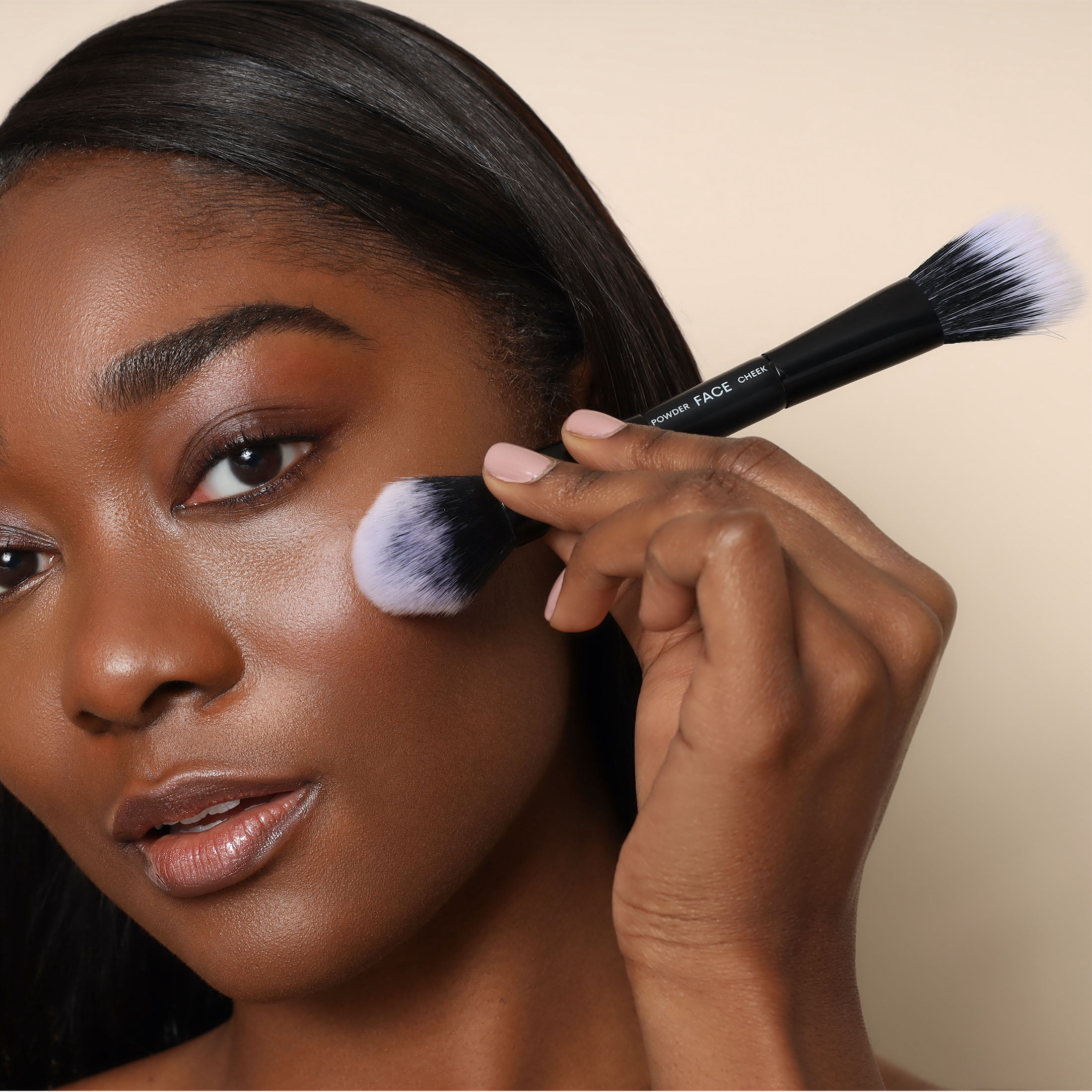 The Lip Bar Double Duty Dual Ended Face Makeup Brush Kit