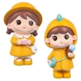 thumbnail image 6 of NICEXMAS 2-Piece Romantic Couple Resin Ornaments, Assorted Colors Wedding & Home Decor Crafts, 6 of 8