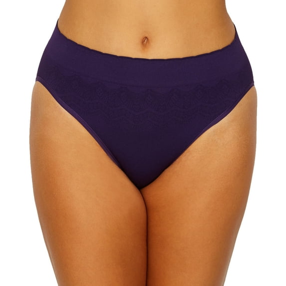 Vanity Fair Womens No Pinch No Show Hi-Cut Seamless Brief Style-13171