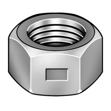 

2PC ZoroSelect 1/4 -28 Grade A Zinc Plated Finish Steel Deformed Thread Lock Nut 100 pk.