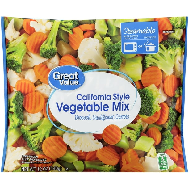 Great Value California Style Vegetable Mix 12 Oz Walmart Com Walmart Com