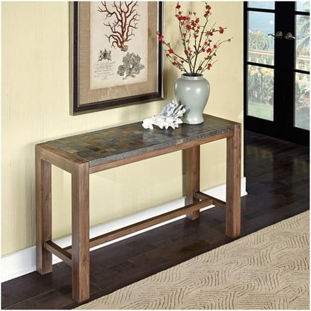 Home Styles Morocco Console Table, Wire Brushed