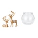 thumbnail image 1 of Conjunto de esculturas de ciervos, estatuas, adorno de mesa, figura de pareja de renos, decoración, pecera transparente, jarrón, ideal para sala de es, 1 of 8