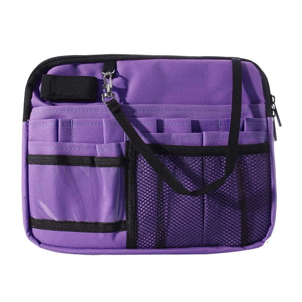 Bolsa de cinturón organizador de enfermería con bolsillo para engranajes con múltiples compartimentos para hombres, bolígrafos, enfermeras Púrpura Yuyangstore Riñonera de enfermera