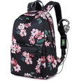 thumbnail image 1 of Mochila escolar para mujer YUANXCMXG mochila floral estilo retro 11,81 x 15,9 x 5,51 pulgadas, 1 of 4
