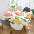 thumbnail image 2 of Yayeee Tablecloths 54" x 54" Rectangle Wrinkle Resistant Party Table Cover, Candy Orange, 2 of 8