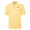thumbnail image 2 of Men's Cutter & Buck Gold NDSU Bison Virtue Eco Pique Stripe Recycled DryTec Polo, 2 of 3
