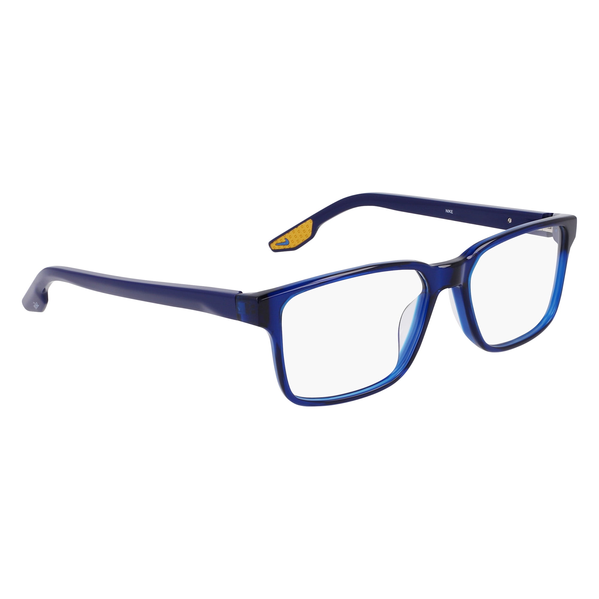 NIKE Mens NIKE 7160G Rx'ble Eyeglasses with Case, Crystal Midnight Navy