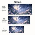 thumbnail image 2 of UPCEED Purple Moon flower Fairy Mouse Pad Lotus Flowers Mouse Pad 23.6"x11.8" HD Printed Non-Slip Stitched Edges Desktop Mat, 2 of 7