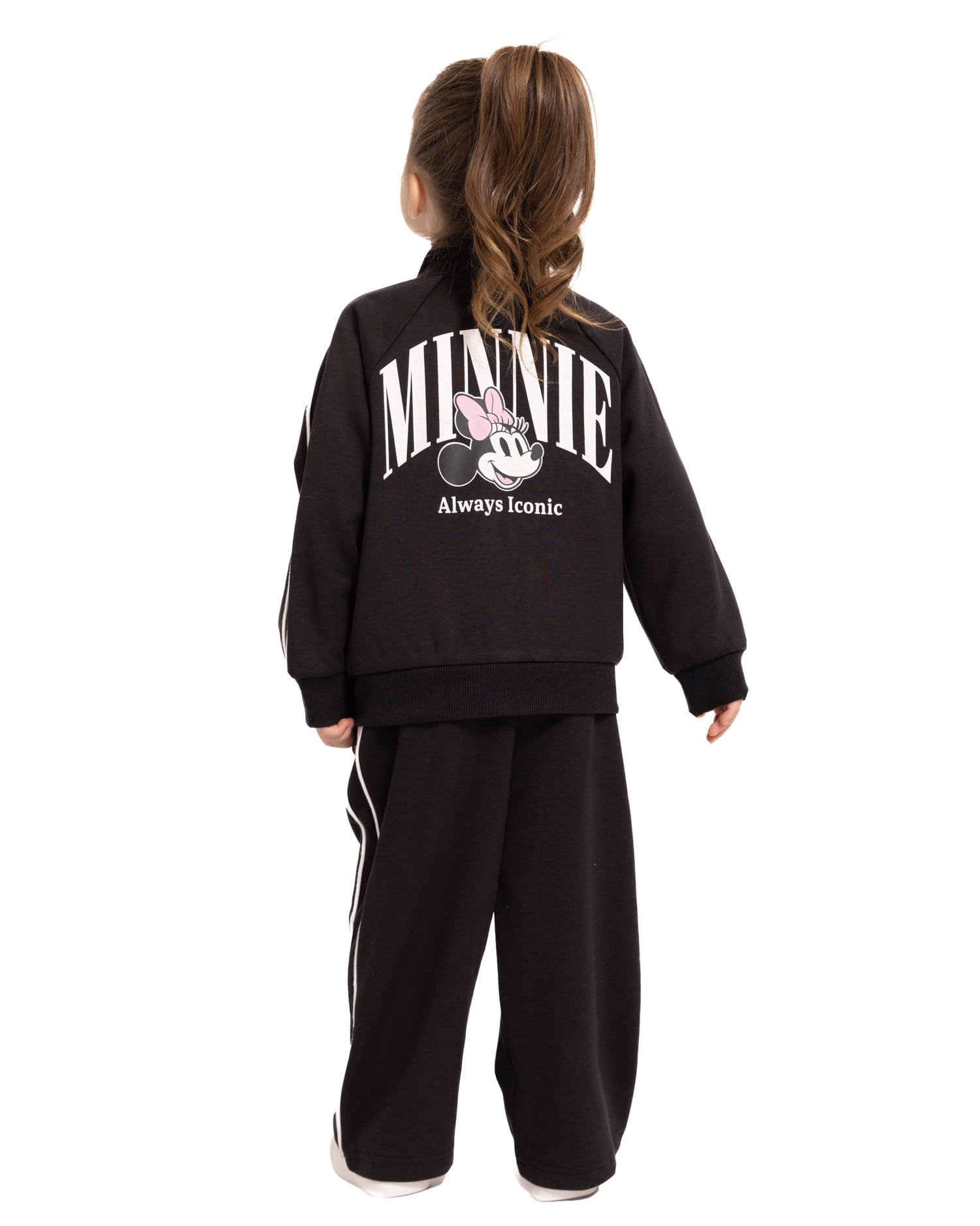 Minnie Mouse Toddler Girls Full Zip Tracksuit, Sizes 12M-5T