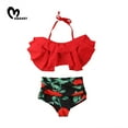 thumbnail image 4 of Honganda Mommy and Me Matching 2PCS Bikini Set, Family Swimsuit, 4 of 5