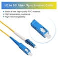 thumbnail image 2 of Unique Bargains LC to SC Fiber Optic Internet Cable Single Mode Replacement Jumper Cord, 2 of 7