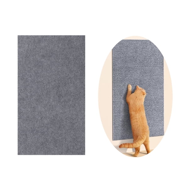 XIBUFE 2026 New Cat Scratching Mat Durable Polyester,Self-Adhesive Cat Wall Protector,Trimmable Cat Scratching Post Carpet,Protects Furniture,For Home,Apartment,Cat Play Area