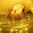 thumbnail image 4 of KEINXS Solar Waterfall String Lights Christmas Decorations, 4 of 7