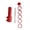 Red, variant on Suodoka Aluminum Alloy Mountain Bike Bicycle Stem Extender Handlebar Stem Riser Black 5.5 inches / 14 cm Length Adjustable Cycling Fork Extension Adapter for Most Bicycles