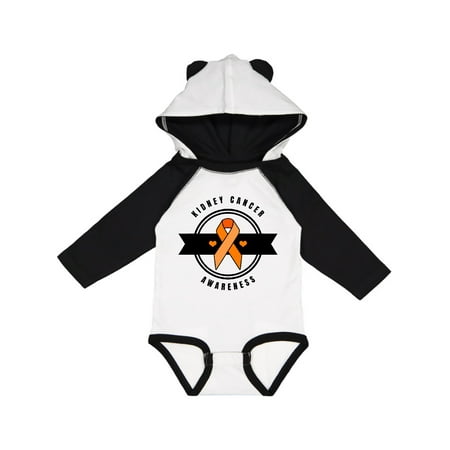 

Inktastic Kidney Cancer Awareness with Orange Ribbon and Banner Gift Baby Boy or Baby Girl Long Sleeve Bodysuit