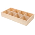 thumbnail image 3 of unbranded  Compartment Flowerpot Tray Wood Display for Planter Pantry Toy Money, 3 of 8