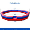 thumbnail image 2 of Wellcomer 22FT Inflatable Gaga Ball Pit Arena, Portable Court with Built-in Blower for team games and backyard activities - Red&Blue, 2 of 7