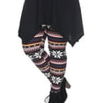 thumbnail image 4 of White Mark Women's Plus Size Holiday Printed Leggings, 4 of 4