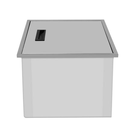 Dwellnix 47L Drop-in Ice Chest with Stainless Steel Lid, Foam Insulation, Large Capacity for Outdoor Events, Keeps Drinks and Ice Frozen, Perfect for BBQs and Parties