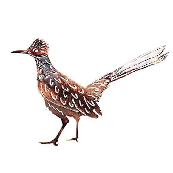 Metal Wall Art Decor, Road Runner Wall Sculptures, Retro Hanging Artwork Signs, for Home Decor Garden Decorative Plaque