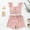 k-1597Pink3201, variant on SONGGE Summer Toddler Girls Sleeveless O-Neck Vest Tops And Striped Skirt Outfit Sets Cartoon Versatile Clothing Sets