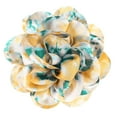 thumbnail image 1 of Broches de flores de rosa extragrande, pines de solapa de 8 pulgadas, delicadas de tela de satén, gran camelia, pin sobredimensionado [20 cm, verde marrón], 1 of 7
