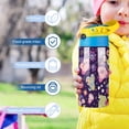 thumbnail image 5 of Kirby Character Kid's Insulated Water Bottle With Straw Vacuum Stainless Steel Cup Leak-Proof Toddler Thermoses Water Cup For Children, 5 of 8