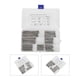 thumbnail image 4 of Pasador De Chaveta, Surtido De Clips De Pasador Partido De Acero Inoxidable Para Automóviles Para Pernos Cergrey Cotter Pin Kit, 4 of 8